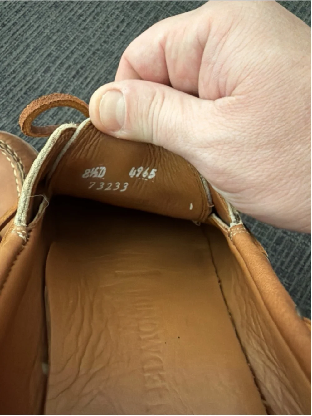 Allen Edmonds Force 10 Lug Sole Boat Shoe Mens 8.5 D Brown Leather Loafer 4965